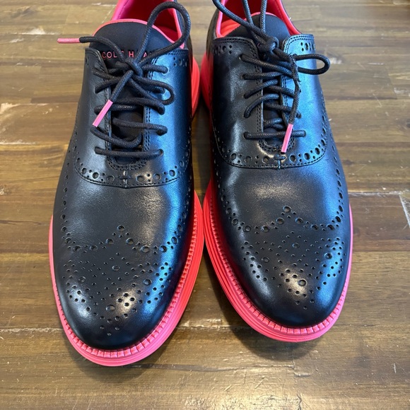 Cole Haan x Staple Pigeon Original Grand Wingtip Oxford Black Pink Mens 11 1/2 main image 6